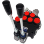 ROZDZIELACZ HYDRAULICZNY MONOBLOK 2 SEKCJE 80L TUR 02P80L ZATRZASK SILNIKOWY MOTOR ZATRZASK MZ